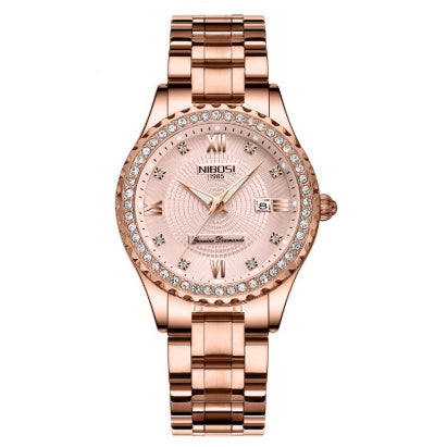Women's Ultra-thin Automatic Mechanical Luminous Waterproof Quartz Watch