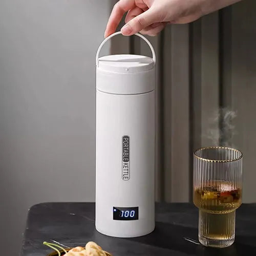 Portable Travel Electric Kettle For Tea Coffee 500ml With 4 Temperature Control