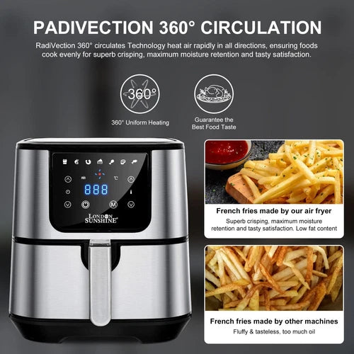 Rite-tek 5.5litres Air Fryer- Lf-550 - 1700w