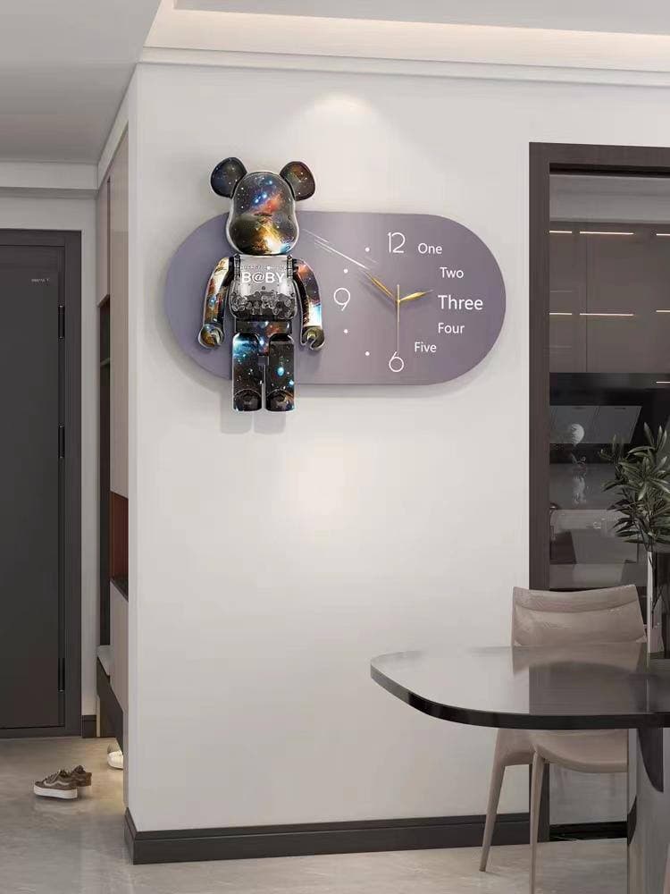 BEAR WALL CLOCK