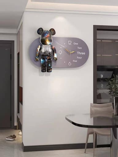 BEAR WALL CLOCK