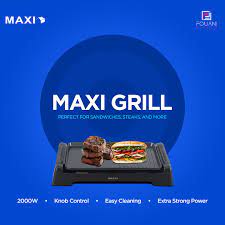 Maxi Contact Grill 2000W Black (MC-LH4025B2)