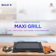 Maxi Contact Grill 2000W Black (MC-LH4025B2)